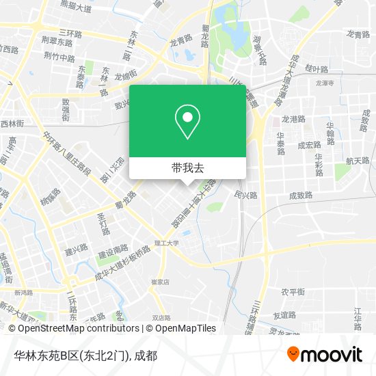华林东苑B区(东北2门)地图