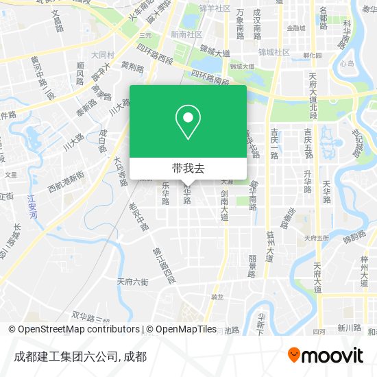 成都建工集团六公司地图