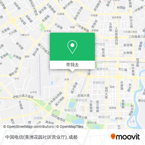 中国电信(美洲花园社区营业厅)地图