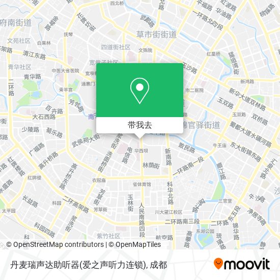 丹麦瑞声达助听器(爱之声听力连锁)地图