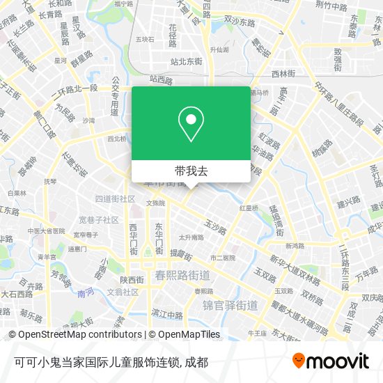 可可小鬼当家国际儿童服饰连锁地图