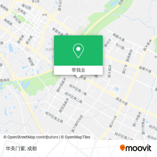 华美门窗地图