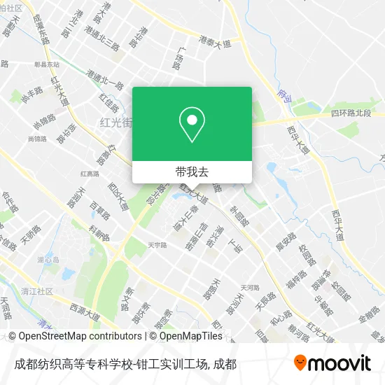 成都纺织高等专科学校-钳工实训工场地图