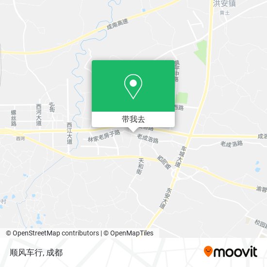 顺风车行地图