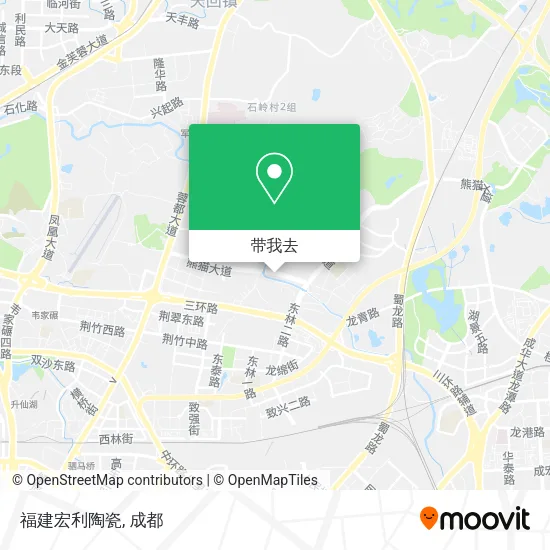 福建宏利陶瓷地图