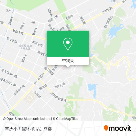 重庆小面(静和街店)地图