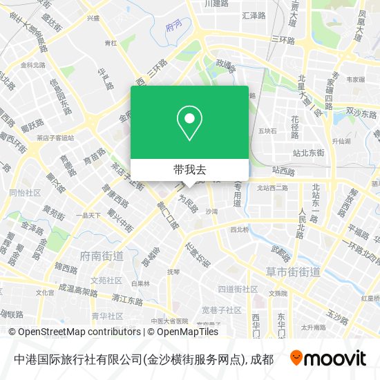 中港国际旅行社有限公司(金沙横街服务网点)地图