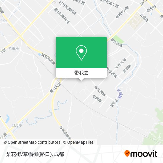 梨花街/草帽街(路口)地图