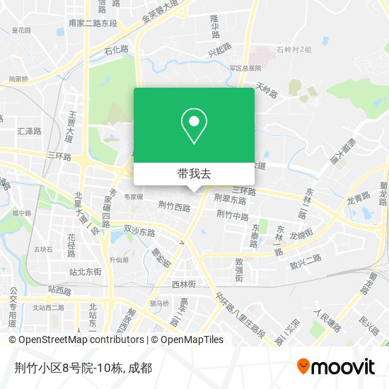 荆竹小区8号院-10栋地图