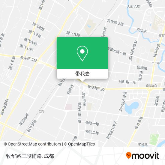 牧华路三段辅路地图
