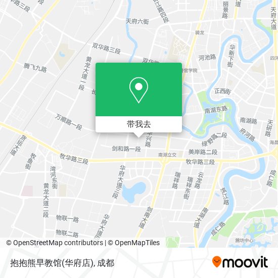 抱抱熊早教馆(华府店)地图