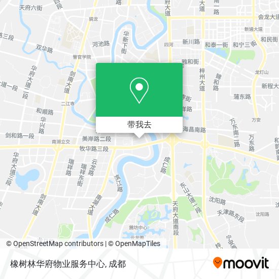 橡树林华府物业服务中心地图