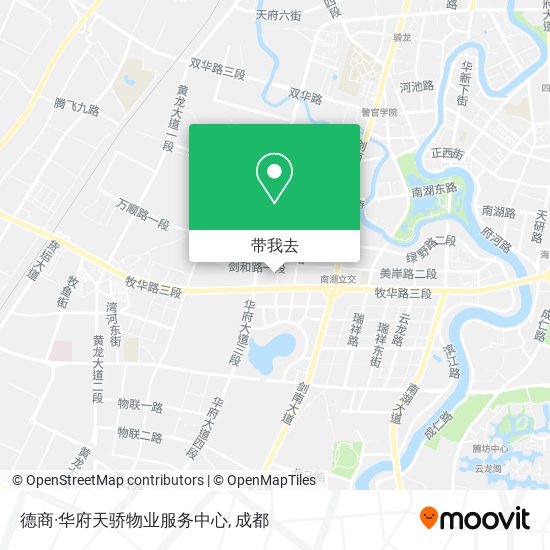 德商·华府天骄物业服务中心地图