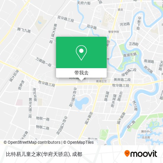 比特易儿童之家(华府天骄店)地图