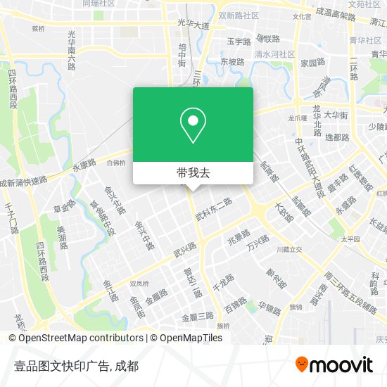 壹品图文快印广告地图
