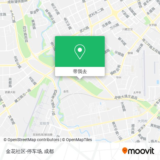 金花社区-停车场地图