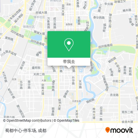 蜀都中心-停车场地图