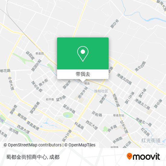 蜀都金街招商中心地图