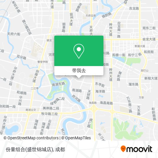 份量组合(盛世锦城店)地图