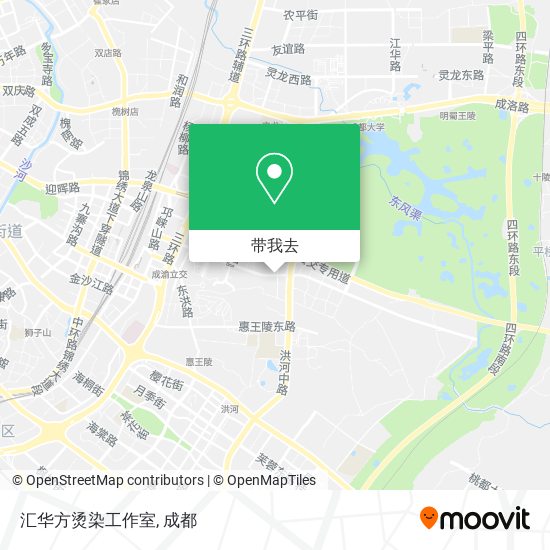 汇华方烫染工作室地图