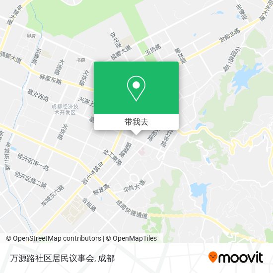 万源路社区居民议事会地图