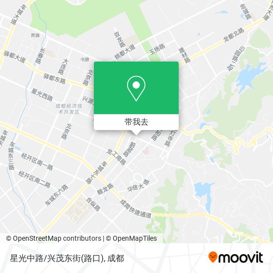 星光中路/兴茂东街(路口)地图