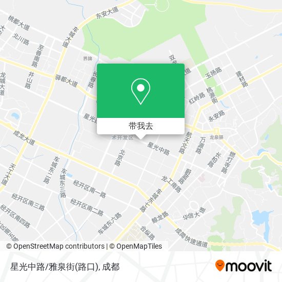 星光中路/雅泉街(路口)地图