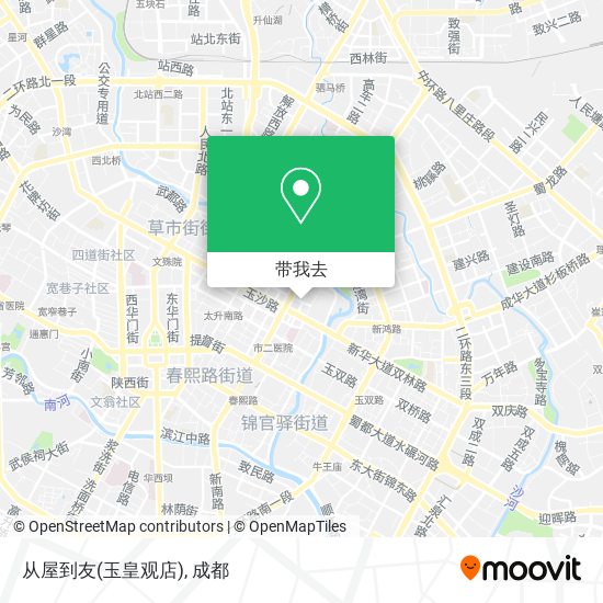 从屋到友(玉皇观店)地图