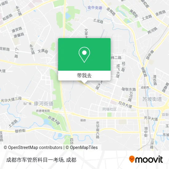 成都市车管所科目一考场地图