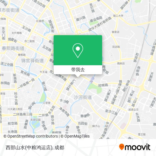 西部山水(中粮鸿运店)地图