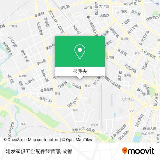 建发家俱五金配件经营部地图