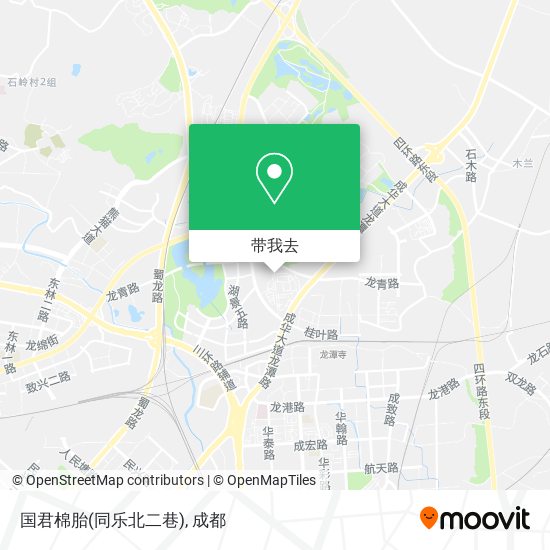国君棉胎(同乐北二巷)地图