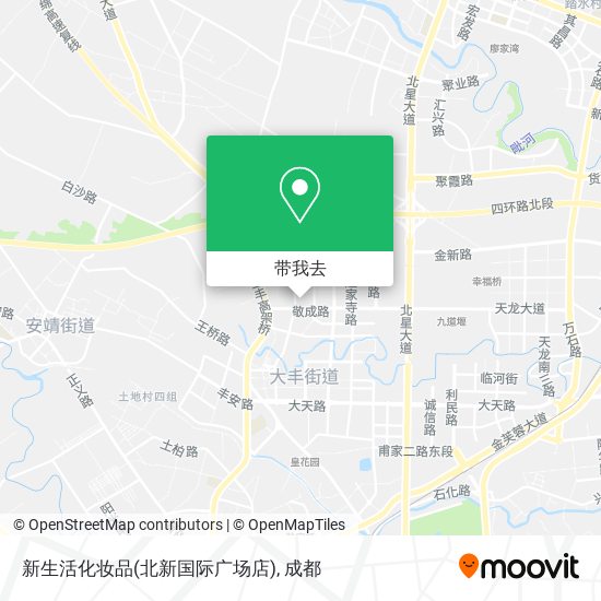 新生活化妆品(北新国际广场店)地图