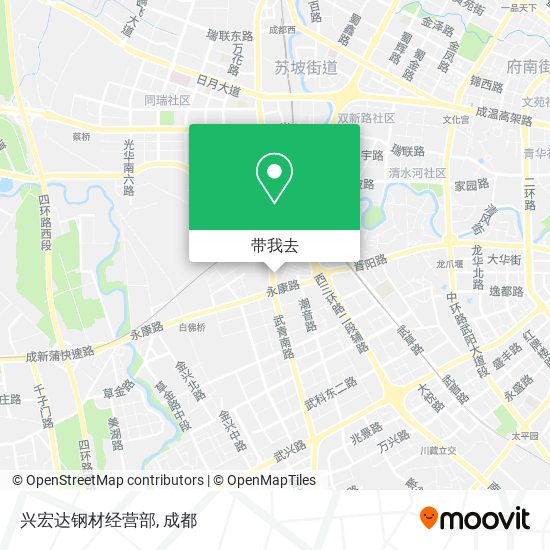 兴宏达钢材经营部地图