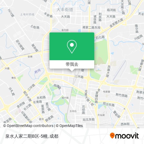 泉水人家二期B区-5幢地图