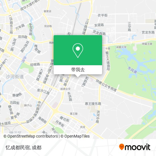忆成都民宿地图