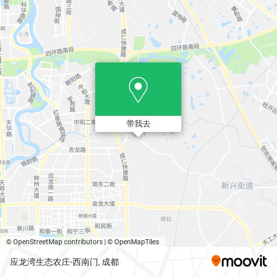 应龙湾生态农庄-西南门地图