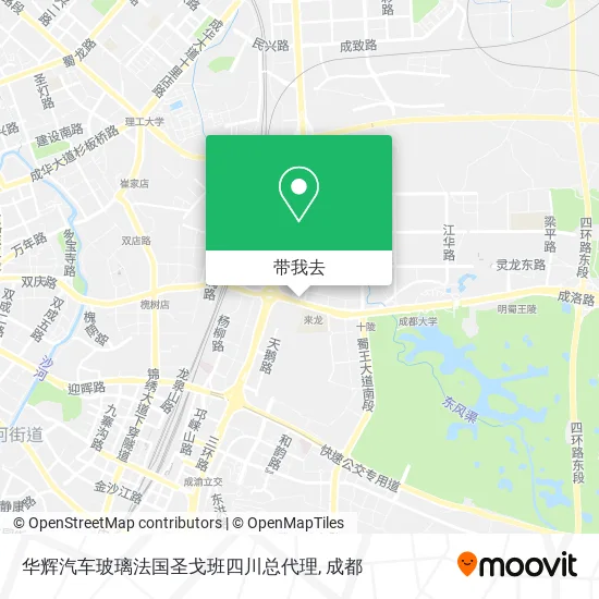 华辉汽车玻璃法国圣戈班四川总代理地图