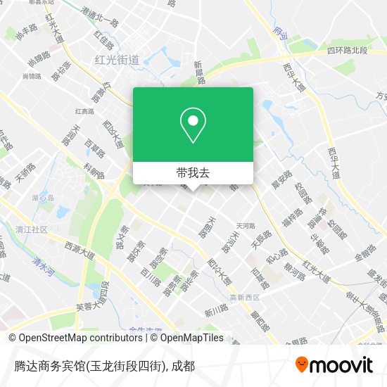 腾达商务宾馆(玉龙街段四街)地图