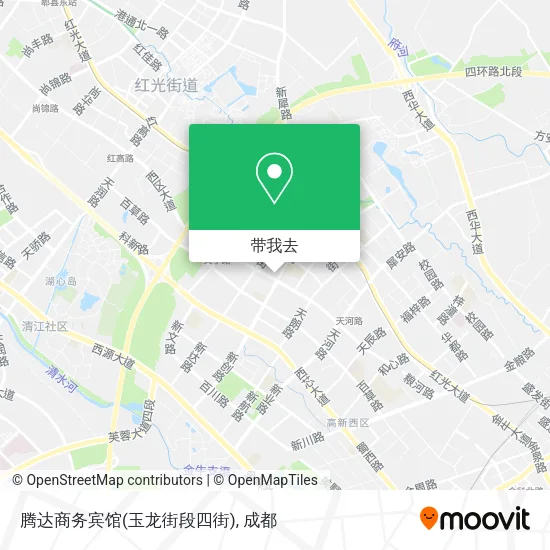 腾达商务宾馆(玉龙街段四街)地图