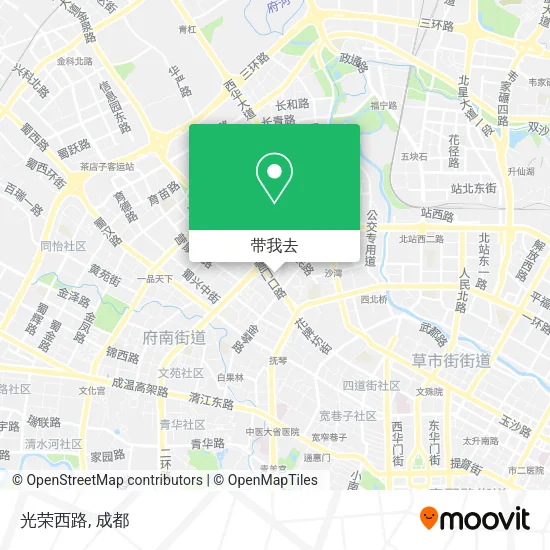 光荣西路地图