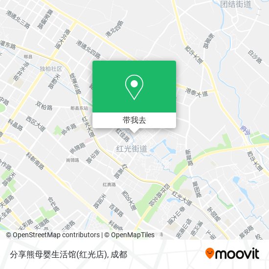 分享熊母婴生活馆(红光店)地图