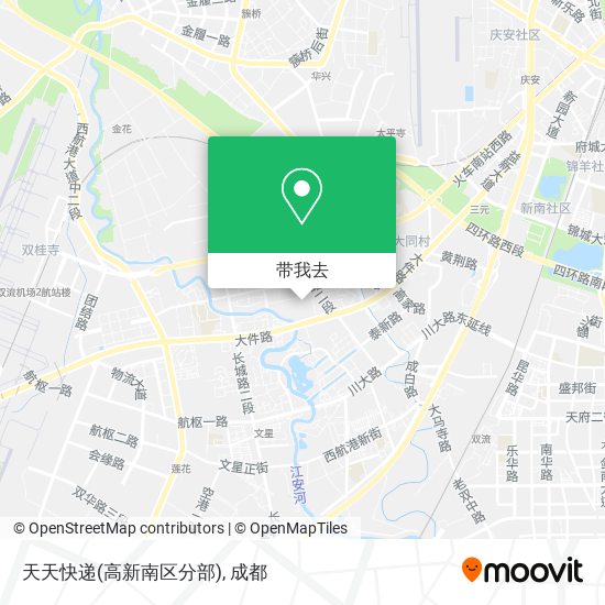 天天快递(高新南区分部)地图