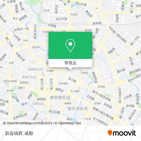 蔚蓝锦府地图