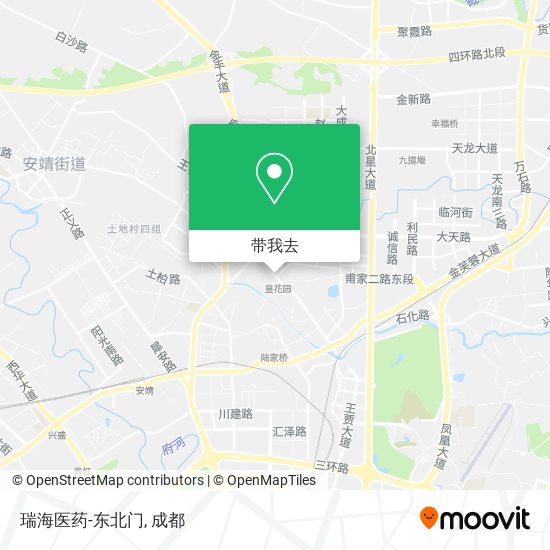 瑞海医药-东北门地图