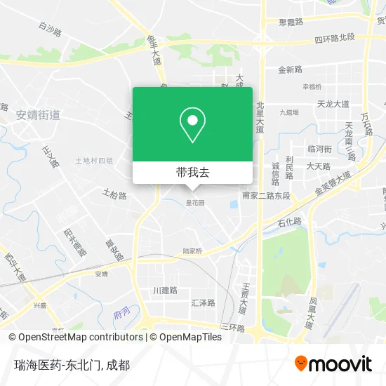 瑞海医药-东北门地图