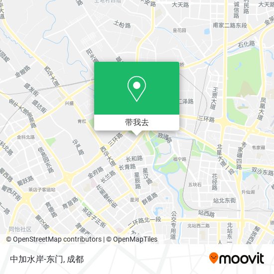中加水岸-东门地图