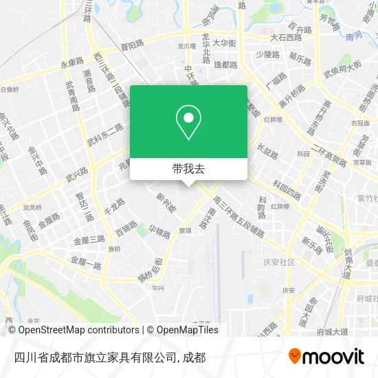 四川省成都市旗立家具有限公司地图