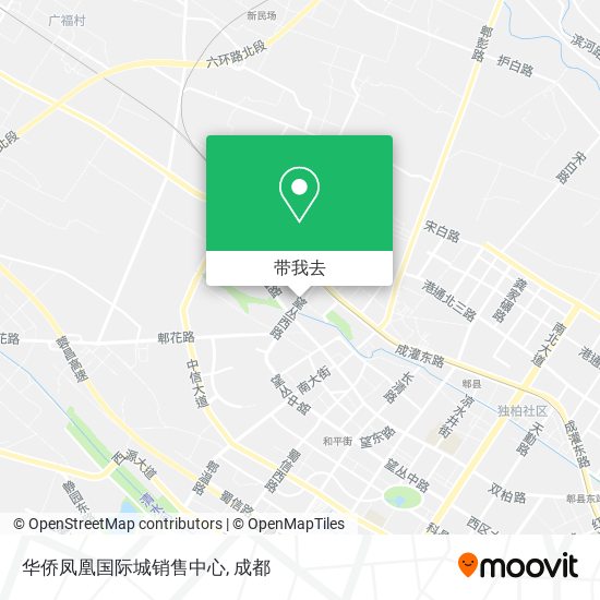 华侨凤凰国际城销售中心地图