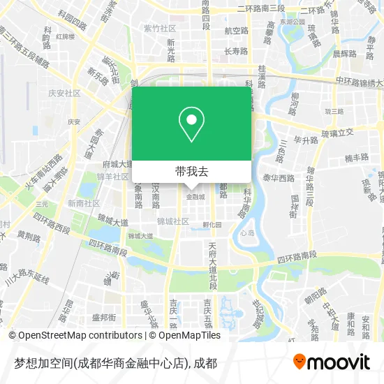 梦想加空间(成都华商金融中心店)地图